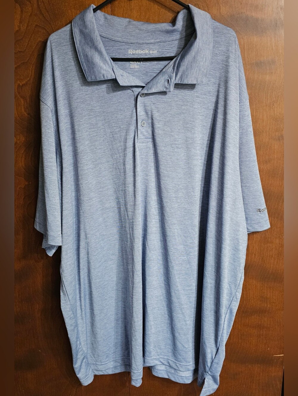 Reebok 4XLT Light Blue/Gray Golf Polo